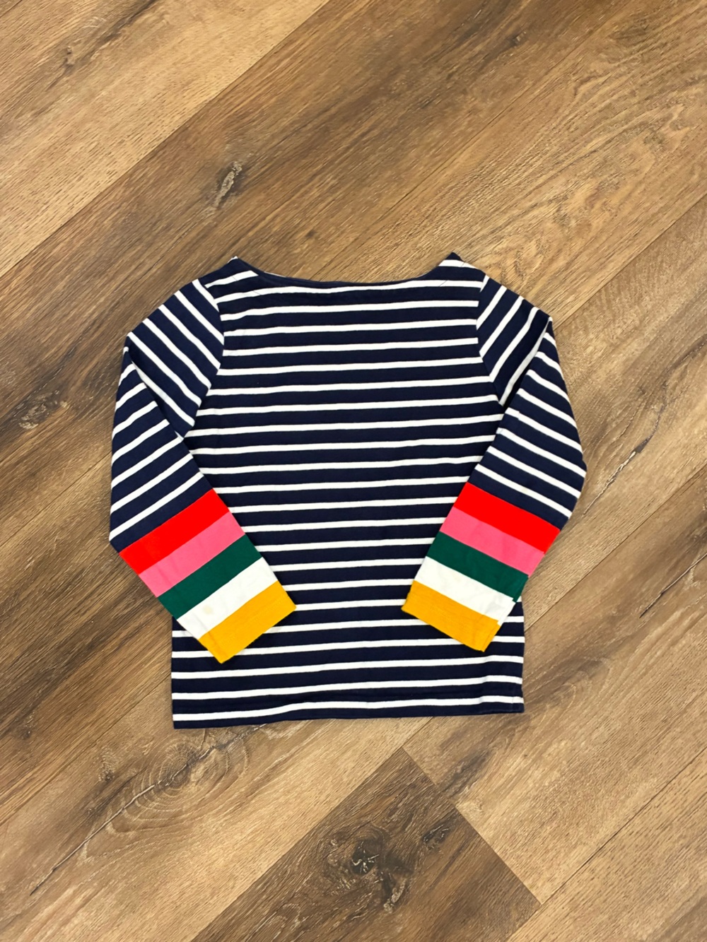 Mini Boden Stripe Top Shirt Fall Summer Cotton 4/5 Girl